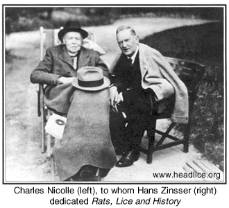 Zinsser, Lice And History